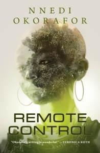 Cover of Remote Control, featuring the head of a young, bald dark-skinned girl superimosed with an image of a tree.