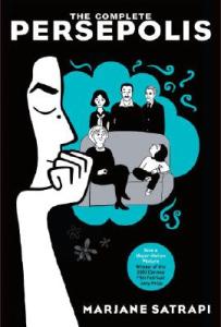 Cover of the book, featuring a face in profile resting chin in hand with eyes closed, and a smaller drawing of five members of a family around a couch inside a blue cloud-shaped bubble that makes it look like the person with closed eyes is thinking of or dreaming about the family.