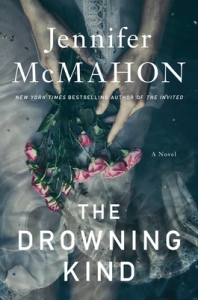 Cover of the book, featuring hands holding wilted roses over a white lace dress, the image slightly rippled like it's underwater.