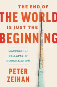 Cover of the book, featuring the title on cream paper with a tear through it showing just a hint of part of a world map.