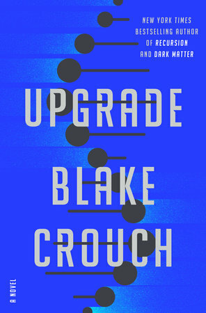 Cover of the book, featuring a blue background with a series of dots and lines that look like half of a DNA double-helix pattern.